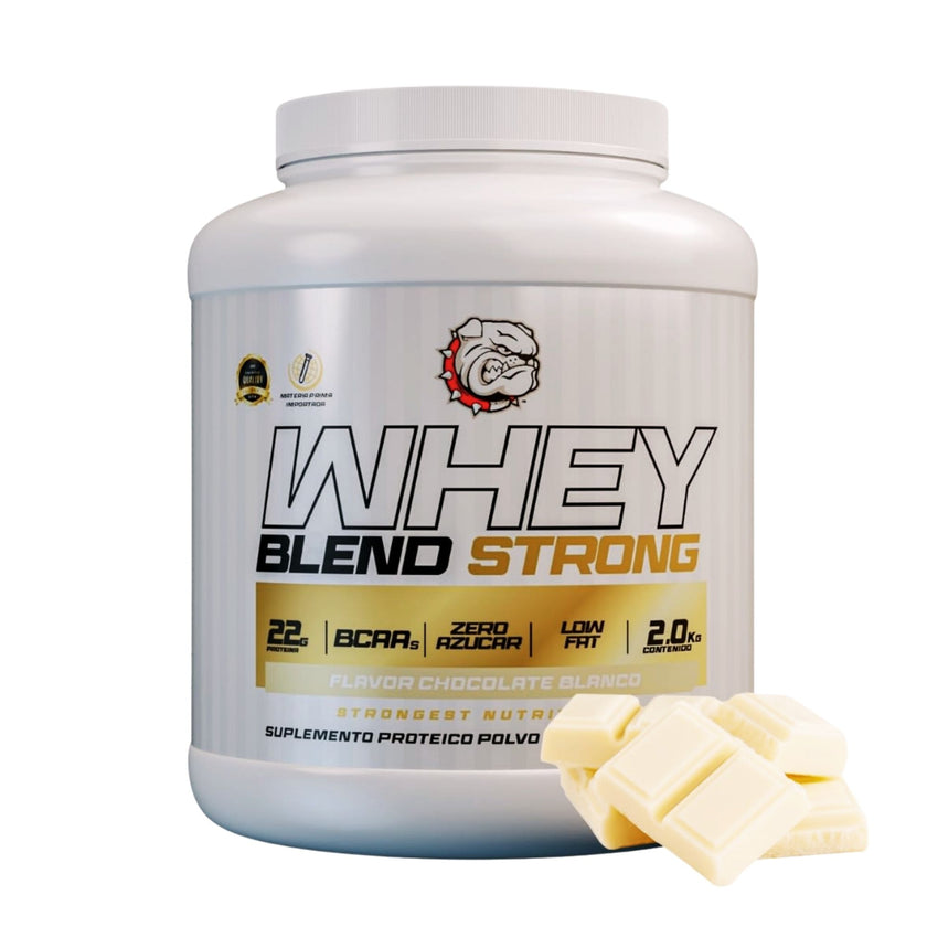 WHEY BLEND STRONG 50 SERVICIOS, 22g PROTEINA + SHAKER DE REGALO