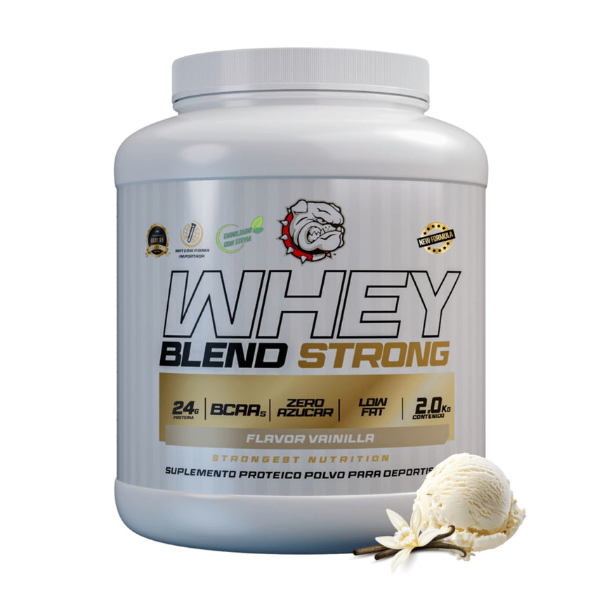 WHEY BLEND STRONG 50 SERVICIOS, 22g PROTEINA + SHAKER DE REGALO