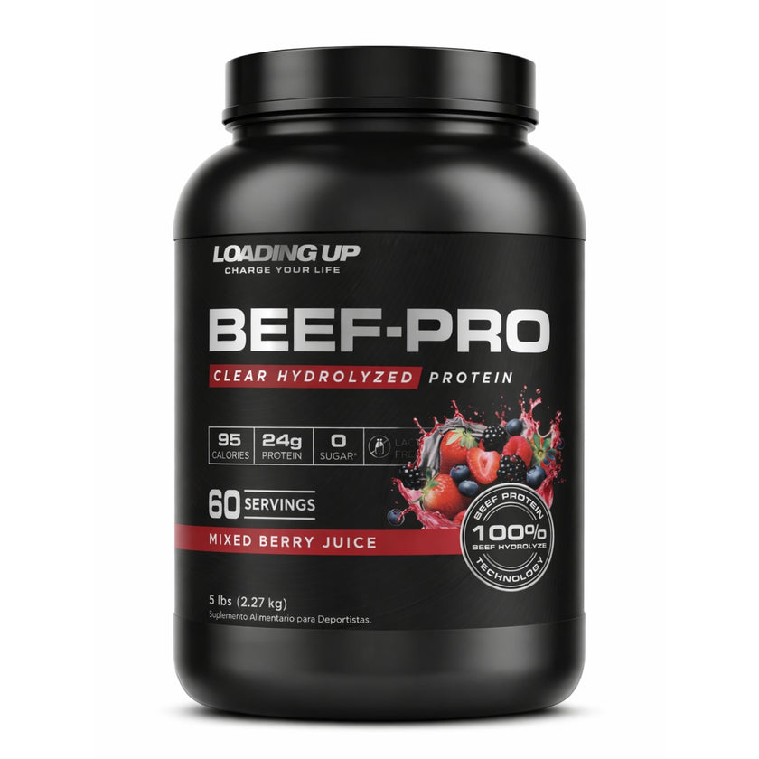 BEEF PRO  JUICE PROTEIN.  SOLO 95kcal. 60 SERVICIOS CON 24g PROTEINA