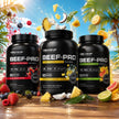 BEEF PRO  JUICE PROTEIN.  SOLO 95kcal. 60 SERVICIOS CON 24g PROTEINA