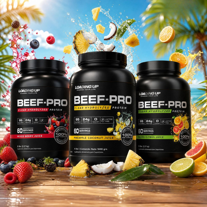 BEEF PRO  JUICE PROTEIN.  SOLO 95kcal. 60 SERVICIOS CON 24g PROTEINA