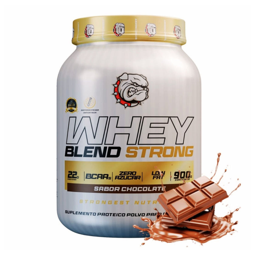 WHEY BLEND STRONG 900g, 22g PROTEINA. ZERO AZUCAR