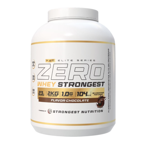 PRO ELITE ZERO STRONG 2KG, ZERO LACTOSA, SOLO 104kcal, 23g PROTEINA,  3g CREATINA