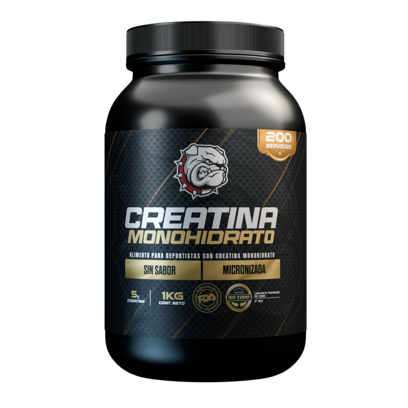 CREATINA MICRONIZADA FDA STRONGEST  FORMATO 1kg, 200 SERVICIOS