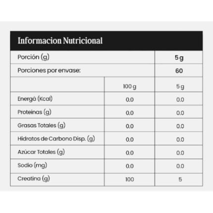 CREATINA MICRONIZADA NINE9, 300g 60 SERVICIOS. LIBRE DE GLUTEN Y ALMIDONES