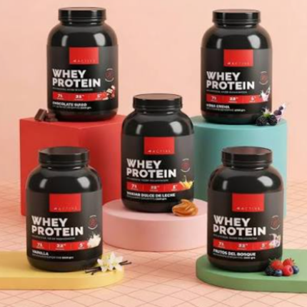 WHEY PROTEIN 4A, FORMATO DE 30 SERVICIOS, 22g PROTEINA CON ENZIMA LACTASA