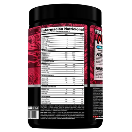 MR HYDE «NIGHTMARE» PRE.WORKOUT 30 SERVICIOS. NUEVA FORMULA, INTENSIDAD MAXIMA