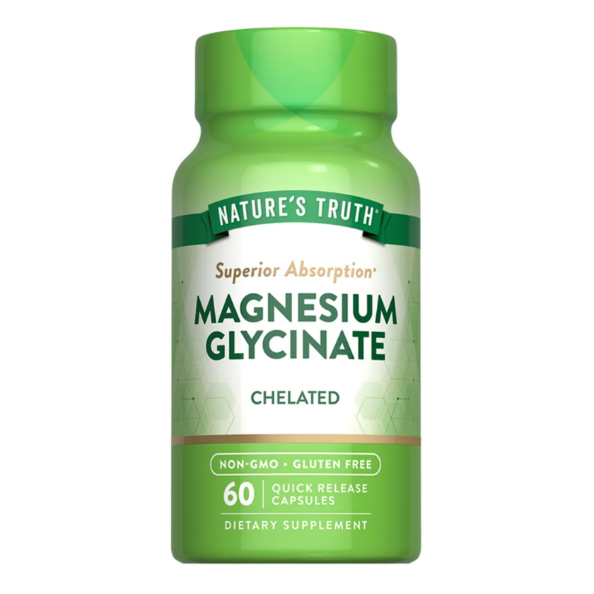 MAGNESIO GLYCINATO 200mg, 30 SERVICIOS. RECUPERACIÓN TOTAL