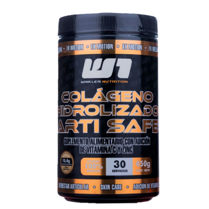 ARTI-SAFE COLAGENO HIDROLIZADO CON ADICION DE 500mg VITAMINA-C, 30 SERVICIOS