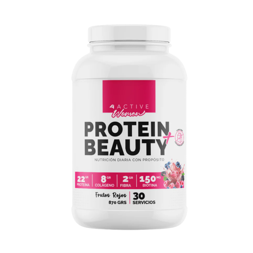 PROTEIN BEAUTY, LA PROTEINA PENSADA PARA ELLAS. RINDE 30 SERVICIOS CON ENZIMA LACTASA