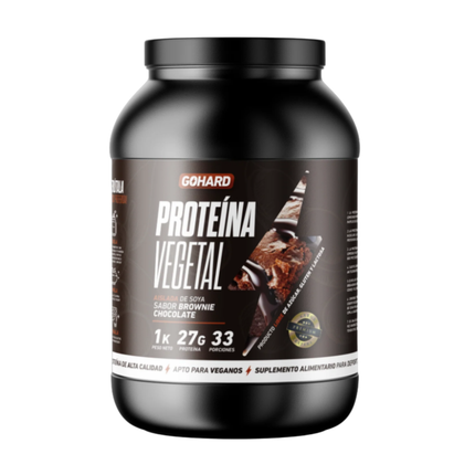 GO HARD PROTEINA 100% SOYA 2.2lbs, 30 SERVICIOS. EXQUISITOS SABORES