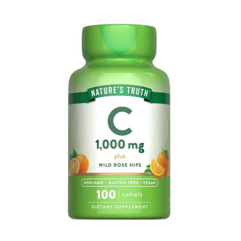 VITAMINA C / 1000mg / CON ROSA MOSQUETA / 100 CAPSULAS