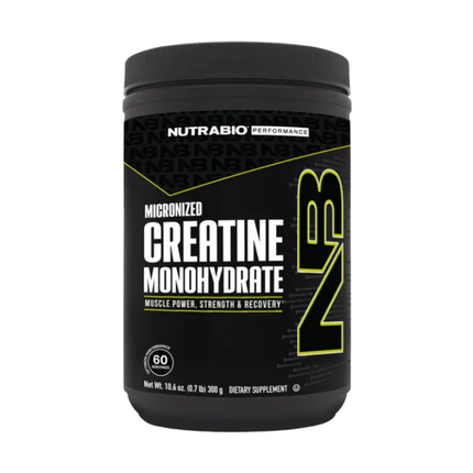 CREATINA MICRONIZADA NUTRABIO 300g  60 SERVICIOS
