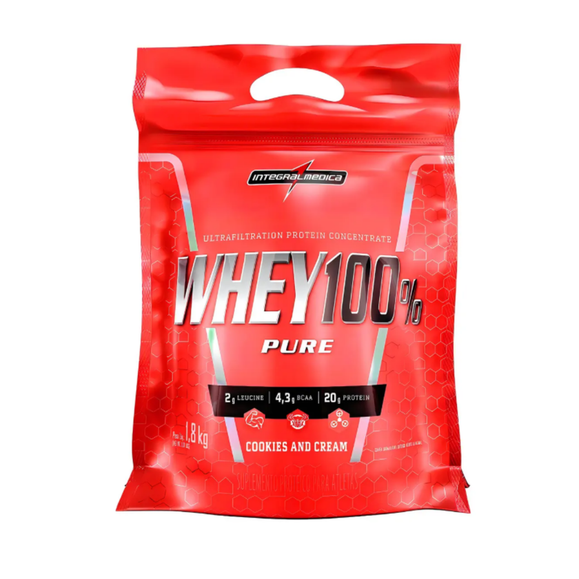 WHEY INTEGRALMEDICA 4lbs. 60 SERVICIOS CON 20g PROTEINA. EXCELENTES SABOR