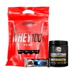 SUPER PACK 60 DIAS. PROTEINA 60 SERVICIOS + CREATINA 60 SERVICIOS + SNACK PROTEICO DE REGALO