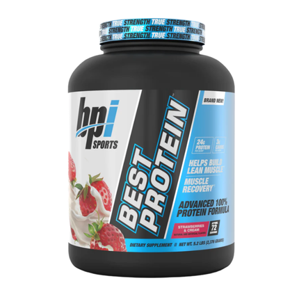 BEST PROTEIN BPISPORT. FORMATO 5lbs. 24g PROTEINA. LIBRE DE GLUTEN. SABOR EXQUISITO