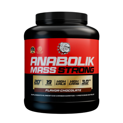 ANABOLIK MASS STRONG 3kg.  EXCELENTE GANADOR DE MASA MUSCULAR