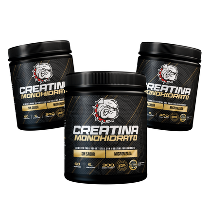 TRIPACK CREATINA 300g. TOTAL 900g. COMPRALO CON AMIGOS