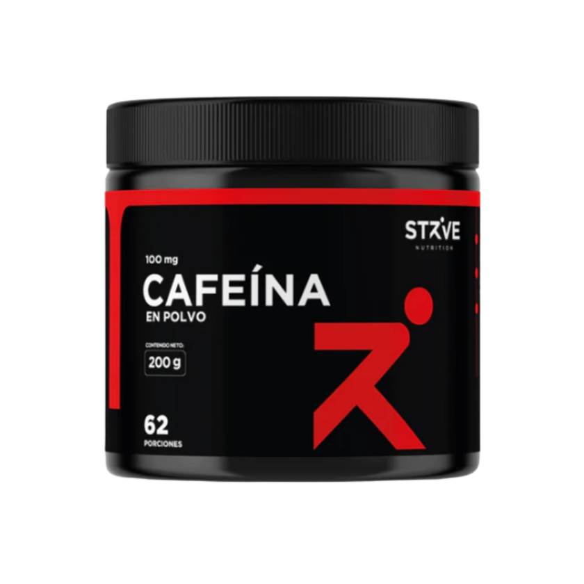 CAFEINA EN POLVO STRIVE. 62 SERVICIOS. LA ENERGÍA QUE NECESITAS