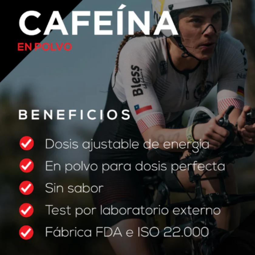CAFEINA EN POLVO STRIVE. 62 SERVICIOS. LA ENERGÍA QUE NECESITAS