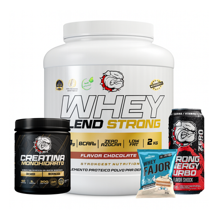 PACK BLEND STRONGEST PROTEINA 50 SERVICIOS + CREATINA 60 SERVICIOS