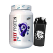 BEEF PROTEIN SHARK.PRO. 32g PROTEINA. CERO CARBOS Y CERO GRASAS. LIBRE DE LACTOSA + SHAKER DE REGALO