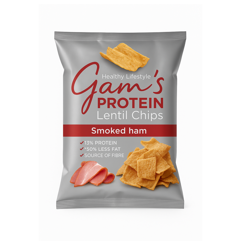 GAMS PROTEIN LENTIL CHIPS. SNACK PROTEICO SALADO.