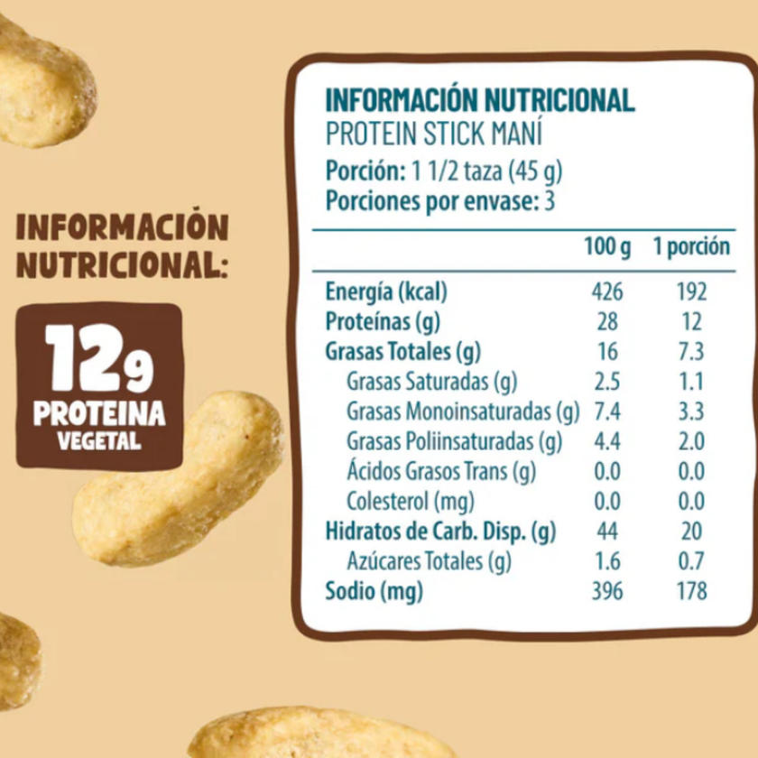 PROTEIN STICKS XL. FORMATO DE 140g. POSEE EN TOTAL 30 A 36g PROTEINA