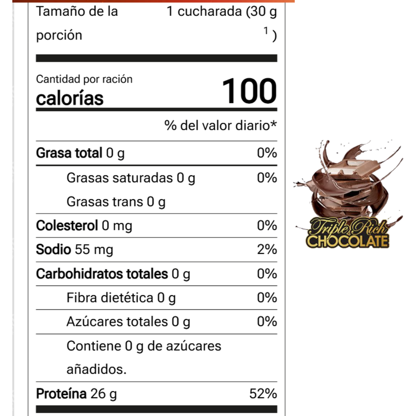 DIESEL 100%ISOLATE PROTEIN. 75 SERVICIOS. 27g  PROTEINAS. 0g GRASAS y CARBOS