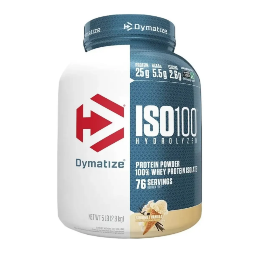 ISO 100 DYMATIZE ISOLATE HYDROLIZE ISOLATE PROTEIN 5LBS.