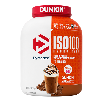 ISO 100 DYMATIZE ISOLATE HYDROLIZE ISOLATE PROTEIN 5LBS.