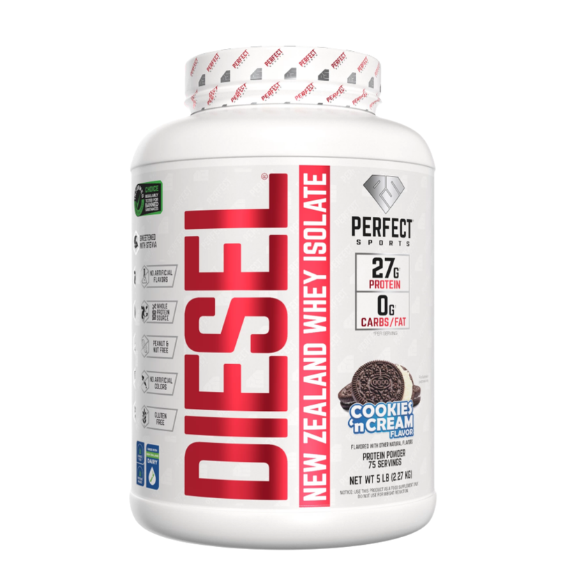 DIESEL 100%ISOLATE PROTEIN. 75 SERVICIOS. 27g  PROTEINAS. 0g GRASAS y CARBOS