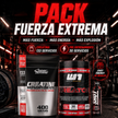 PACK FUERZA EXTREMA. PODEROSO PRE ENTRENAMIENTO + CREATINA 133 SERVICIOS + SHOT ENERGY DE REGALO