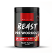 PRE ENTRENO 4ACTIVE BEAST. 30 SERVICIOS CARGADOS DE ENERGÍA Y RENDIMIENTO