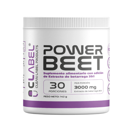 POWER BEET 3000mg EL PRE ENTRENO NATURAL. OXIDO NITRICO A 1000%