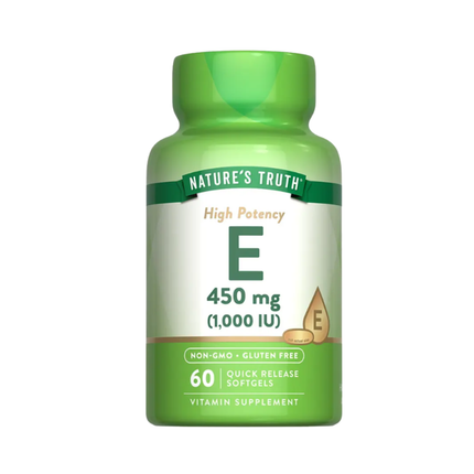 VITAMINA E 450mg, 1000ui, 60 CAPSULAS BLANDAS