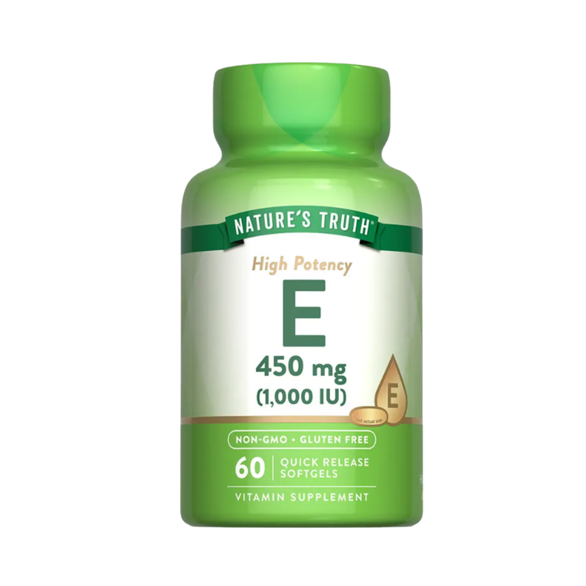 VITAMINA E 450mg, 1000ui, 60 CAPSULAS BLANDAS