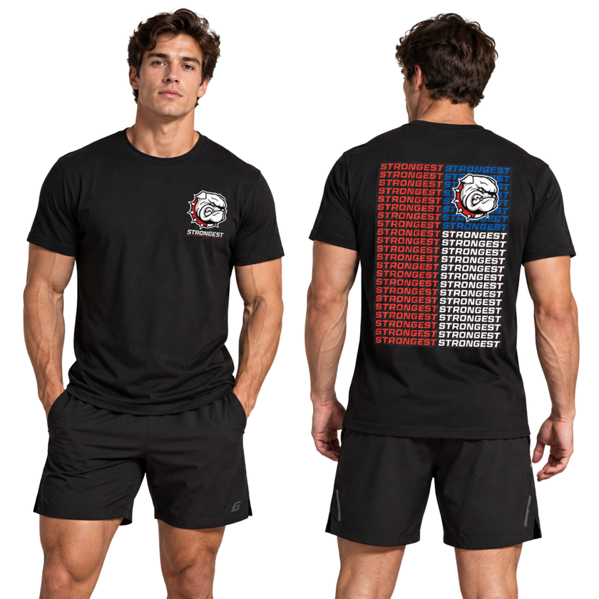 POLERA STRONGEST BANDERA CHILE.