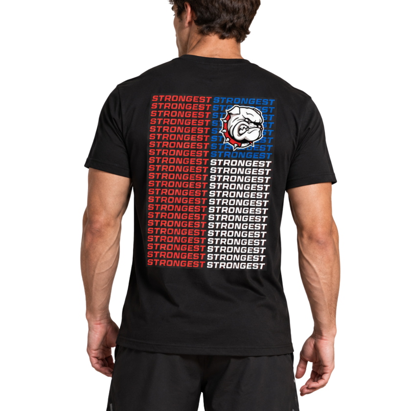 POLERA STRONGEST BANDERA CHILE.