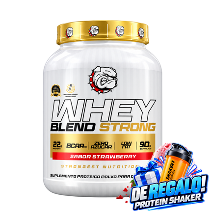 WHEY BLEND STRONG 900g, 22g PROTEINA. ZERO AZUCAR