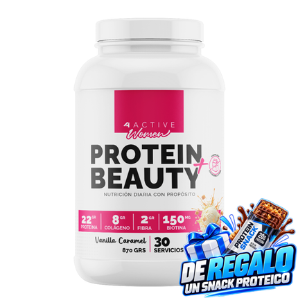 PROTEIN BEAUTY, LA PROTEINA PENSADA PARA ELLAS. RINDE 30 SERVICIOS CON ENZIMA LACTASA