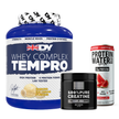 PACK COMPLEX PROTEINA 75 SERVICIOS + CREATINA 60 SERVICIOS + PROTEIN WATER