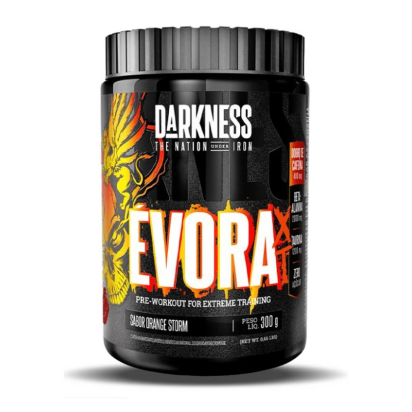 EVORA XT DARKNESS.  ALTO EN ENERGÍA Y POTENCIA. 400mg CAFÉINA