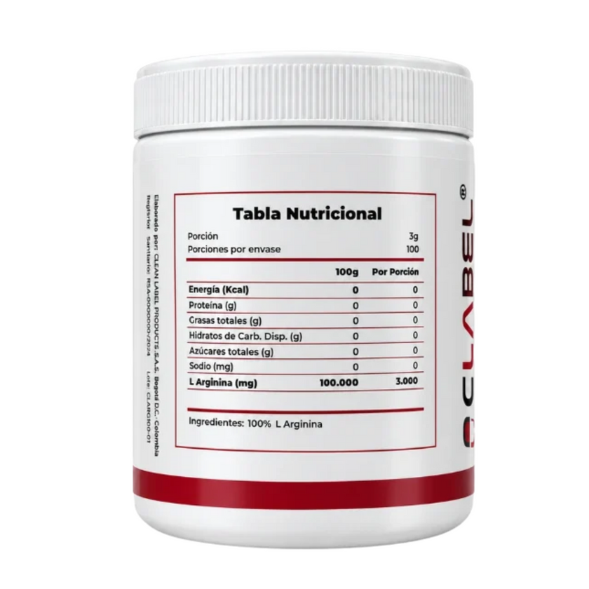 L ARGININA 300g. 100 SERVICIOS