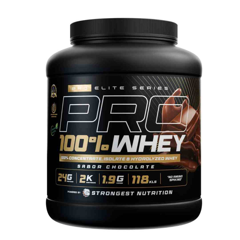 PRO 100% WHEY 2K,  67 SERVICIOS, 24g PROTEINA, ENDULZADA CON STEVIA