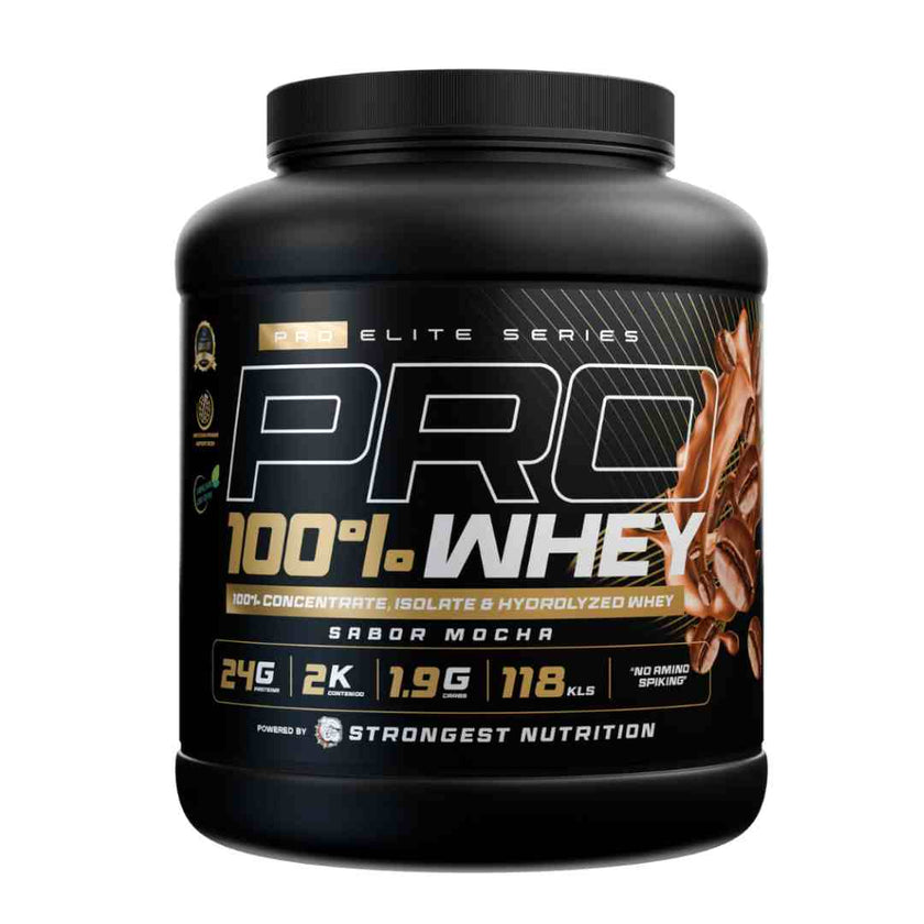 PRO 100% WHEY 2K,  67 SERVICIOS, 24g PROTEINA, ENDULZADA CON STEVIA
