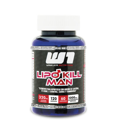 LIPO KILL MAN / 120 SERVICIOS / WINKLER NUTRITION