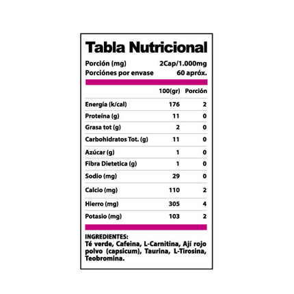 LIPO KILL WOMAN / 120 SERVICIOS / WINKLER NUTRITION
